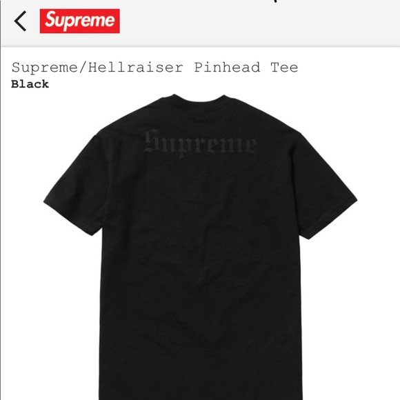 supreme hellraiser tee